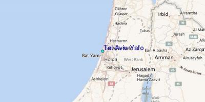 Žemėlapis Tel Aviv yafo 
