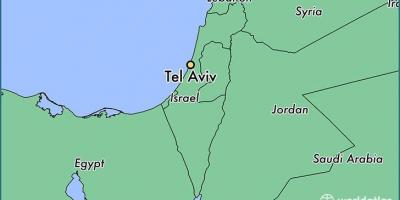 Žemėlapis Tel Avivo pasaulyje